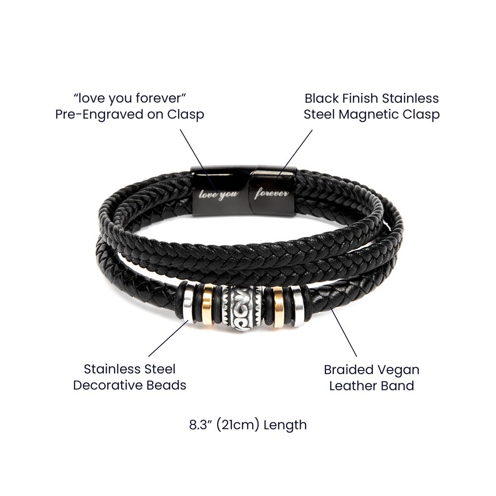 To My Stepdad Choice to Love – Bracelet